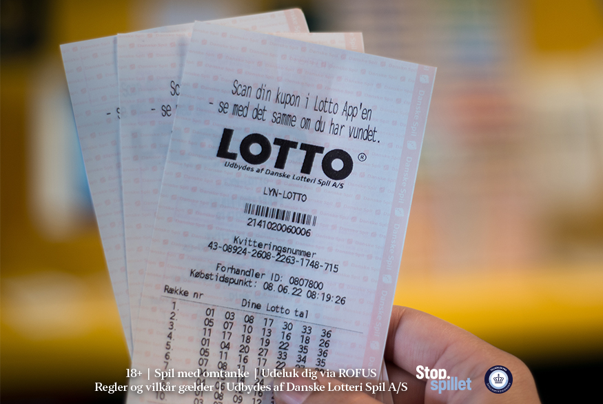 Man kan dele sin Lotto kupon, hvis man spiller via muligheden Spil Sammen.