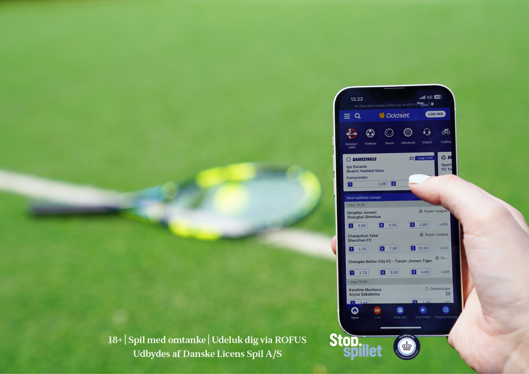 Danske Spil vil gerne se en dansker i kvartfinalen ved US Open.